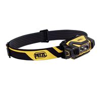PETZL PIXA Lampe Frontale LED Professionnelle, 450 Lumens, IP68 Étanche, 3 Modes d'Éclairage, Noir/Jaune