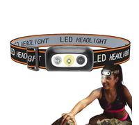 Lampe frontale pour travailler - Lampe frontale réglable | Phares de camping | Torche de tête rechargeable USB pour fournitures de camping | Bandeau lumineux