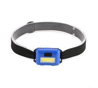 Lampe Frontale Puissante ABS Réglable 60° | Matériau ABS pour robuste, angle ajustable 60°, bandeau élastique pour confortable, convient adultes et enfants(Blue)