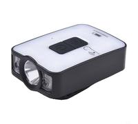 Lampe frontale rechargeable à induction avec clip - Fonctionnement mains libres - 3 modes d'éclairage - Design 2 en 1 - Pour camping, pêche, course à pied, cyclisme, entretien - Pour promener le chien