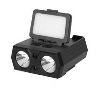 Lampe frontale rechargeable, lampe frontale LED à clipser, 2 000 lumens, avec interrupteur à capteur de geste, 5 modes, lampe de poche à clipser pour casquette à visière, chapeaux rigides, accessoires