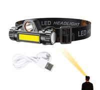 Lampe frontale rechargeable - Phare LED pour la course à pied, lampe frontale à base magnétique | Lampe de poche LED d'extérieur, lampe frontale étanche pour adultes, équipement de randonnée, lampe de