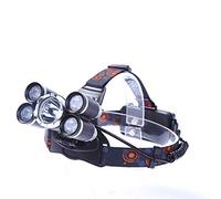 Lampe Frontale Super Puissante Torche Headlight 30000 lumens étanche puissant 5 led éclairage des phares super-brillant avec chargeur de batterie chargeur de voiture USB pour le travail de camping