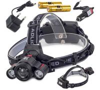 LAMPE FRONTALE TACTIQUE MILITAIRE CREE XM-L T6 PUISSANTE IPX4 ZOOM 1800 LUMEN