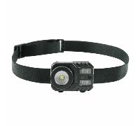 Lampe frontale technique avec revêtement en caoutchouc, LED CREE XPG-2, micro-USB, lumière rouge