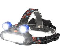 Lampe Frontale,Torche Frontale Led 4 Modes 500 Lm Rechargeable Usb Lampe Frontale Ipx5 Étanche Pour Le Camping, La Randonnée, La Course, La Pêche, Le Jogging
