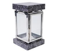 Lampe Funéraire Granit Orion Acier Inoxydable Décoration De Cimetière Lanternes