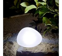 Lampe galet solaire transparent solenzara