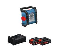 Lampe GLI 18V-1200 C + 2 Batteries EXPERT 4 Ah + 1 Chargeur GAL 12V/18V-80 BOSCH
