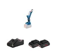 Lampe GLI 18V-300 + 2 batteries Procore 18V 4 Ah + 1 chargeur GAL 18V-40 BOSCH