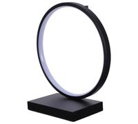 Lampe Globe LED Ronde en Fer Noir, Intensité Réglable, Design Minimaliste