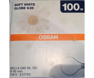 Lampe Globe Opale DIMMABLE OSRAM BELLALUX Soft G95 SIL 100 E27 100W 230V