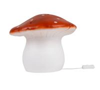 Lampe grand champignon, lampe de chevet ou à poser rouge TU