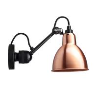 DCW Lampe Gras No 304 Applique noire cuivre/blanc