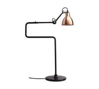 Lampe Gras N317 Lampe à Poser Noir Mat et Cuivre