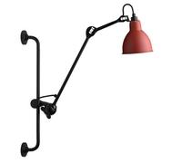 Lampe Gras N210 Applique Murale Noir Mat et Rouge Mat