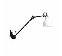 Lampe Gras N222 Applique Murale Noir Mat et Blanc