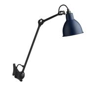DCW Lampe Gras N°222 Round Wandleuchte, abat-jour bleu