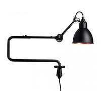 Lampe Gras N303 Applique Murale Mat Noir et Mat Noir et Cuivre