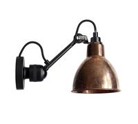 Lampe Gras N304 Applique Murale Mat Noir et Cuivre Brut Câblé