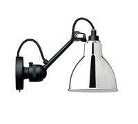 Lampe Gras N304 Applique Murale Noir Mat & Chrome avec Interrupteur Marche/arrêt