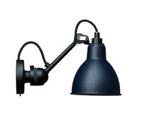 Lampe Gras N304 Applique Murale Noir Mat et Bleu Mat avec Interrupteur Marche/arrêt