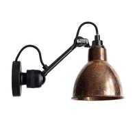 Lampe Gras N304 Applique Murale Noir Mat et Cuivre Brut avec Câble