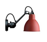 Lampe Gras N304 Applique Murale Noir Mat et Rouge Mat avec Interrupteur Marche/arrêt