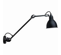 DCW Lampe Gras N°304 L40 Round Wandleuchte, abat-jour noir