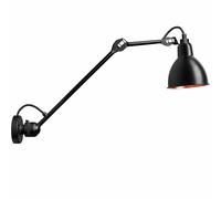 Lampe Gras N304 L40 Applique Murale Mat Noir/Noir Mat/Cuivre Câblé