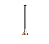 Lampe Gras N322 Suspension Cuivre et Blanc Rond