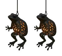 Lampe Grenouille,2 Pièces Lampe Décoration Extérieure,Lumières Extérieures Décorations Grenouille Lanterne | pour Porche Cour Jardin Clôture Arbre Allée Paysage Maison Chambre