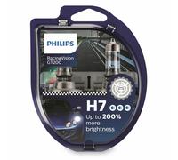 Lampe halogène 12V H7 RacingVision GT200 2p. Boîte plastique Philips