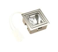 LAMPE HALOGENE INOX SATINE CARRE POUR HOTTE FALMEC - 105040199