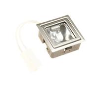 LAMPE HALOGENE INOX SATINE CARRE POUR HOTTE FALMEC - 105040199