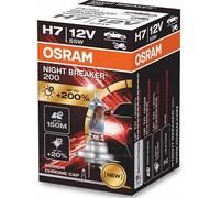 Lampe Halogène Osram Pour Auto Et Moto 12 V Night Breaker +200% H4/H7 55 W