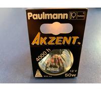 Lampe Halogène Paulmann 832.59 Accent 12V 50W FLOOD 38º GU5,3 Halogène 4.000H