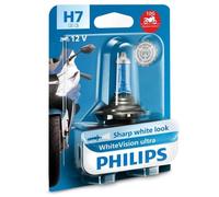 Lampe halogène - Philips - WhiteVision Ultra Moto H7 - 4200K - Éclairage extérieur - 12V 55W