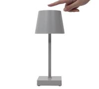 HOME DECO FACTORY Lampe LED de Table Tactile Moderne Élégante Marron