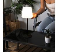 Lampe à Poser Extérieur "Rechargeable" 40cm Noir