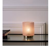 Home Deco Factory – Lampe à poser Lounge Verre embossé – Éclairage doux – Rose