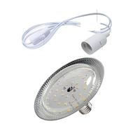 Lampe Horticole, Ampoule LED à spectre complet for la croissance des plantes, E27, adaptée aux fruits et fleurs mûrissant hors saison en extérieur, pour Plantes d'intérieur(15W [with hanging lamp hea