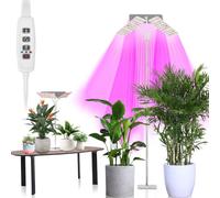 Lampe Horticole Led Spectre Complet 70-180cm Hauteur Réglable | Auto on/off 3/9/12H, 378 LEDs, 9 niveaux de luminosité, 3 modes d'éclairage pour Plantes D'intérieur