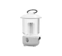 Lampe Humidificateur Kérosène USB Rechargeable - Autonomie 6h - Design Rétro & Silencieux <36 dB - Diffuseur d’Humidité Compact pour Bureau & Chambre - Blanc ou Rouge Brique (Blanche)