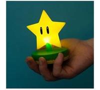 Paladone Mario Super Star 3D Icon | Licence officielle Nintendo Collection | Idée cadeau unique | Veilleuse lumineuse ou lampe de bureau | Alimenté par 2 piles AAA, jaune