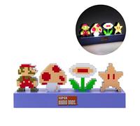 Super Mario Lampe Icons Bros - Marchandise Nintendo Officielle, Mode Réactif au Son, Lampe Décorative Éclairante, Accessoires de Chambre & Décor Salle de Jeu