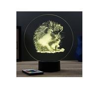 Lampe illusion 3D Hérisson