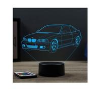 Lampe Illusion 3D BMW E46 - Veilleuse LED Passion Automobile 16 Couleurs