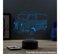 Lampe illusion 3D Citroën Type HY Multicolore