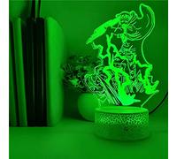 Lampe illusion 3D LED Veilleuse LED Anime Lamp One Piece Trafficgar D Water Law Figure For Child Décoration Chambre à coucher Lampe de chevet Chambre d'enfants Garçon Fille Cadeau